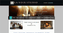Desktop Screenshot of lavoixstudio.com